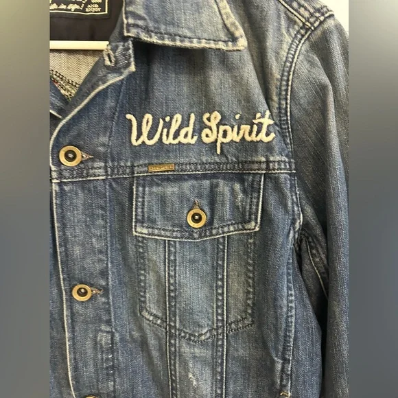 Diesel Industry Wild Spirit Women’s Jeans Jacket Size M - Picture 5 of 16